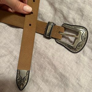 Aritzia “Main Character” Skinny Western Belt